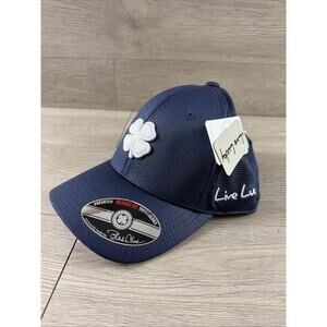 Black Clover Men's Blue Hat L/XL Stretch Band Performance Cap Memoryfit